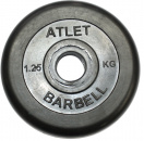    MB Barbell Atlet MB-AtletB26-1,25,  black