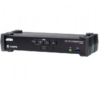 KVM- ATEN 4P USB 4K DP/F. Audio KVMP/USB3.0 Switch / CS1924-AT-G