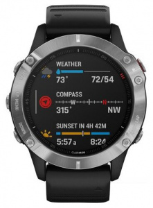 - Garmin fenix 6 (010-02158-00) Silver Black