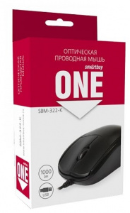   SmartBuy SBM-322P-K Black PS/2 - 