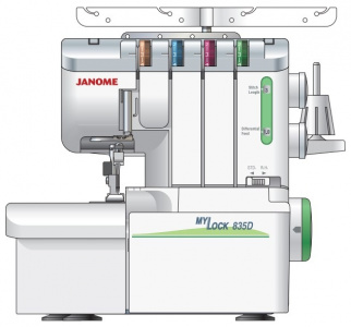    Janome M-835D White - 