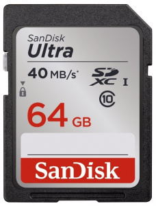 Фото товара Карта памяти SanDisk Ultra SDXC 64Gb интернет-магазина ТопКомпьютер