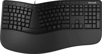 ���� ������ ���������� Microsoft Kili Keyboard, black ��������-�������� ������������