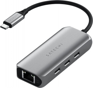 ���-������� Satechi 4-in-1 USB-C Hub With 2.5 Gigabit Ethernet (ST-H3C25EM) �����