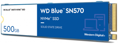 SSD- Western Digital (WDS500G3B0C) 500GB, blue