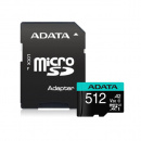  A-Data microSDHC 512Gb Class10 AUSDX512GUI3V30SA2-RA1 + adapter