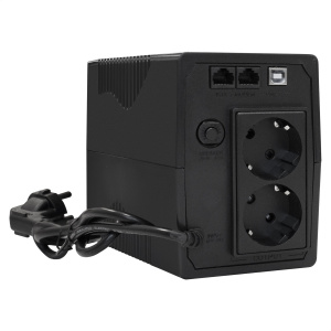 ���� ������ ��� ExeGate SpecialPro UNB-800.LED.AVR.EURO 800VA/480W, LED, AVR, 2 �����������, Black ��������-�������� ������������