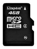    Kingston microSDHC 4Gb (SDC4) - 