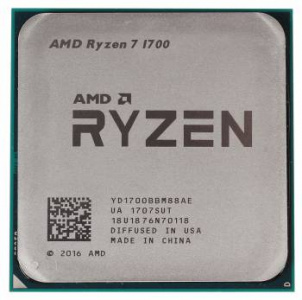  AMD Ryzen 7 1700 (AM4, L3 16384), OEM