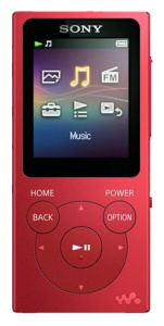     Sony Walkman NW-E394, red - 