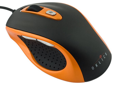   Oklick 404S Optical Mouse Black-Yellow - 