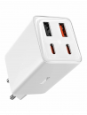   Baseus GaN6 Pro Fast Charger 2C+2U 65W EU Cable Type-C 1m Moon White