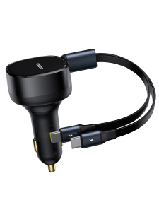 �������� ���������� Baseus Enjoyment Retractable 2-in-1 C+C 33W ������