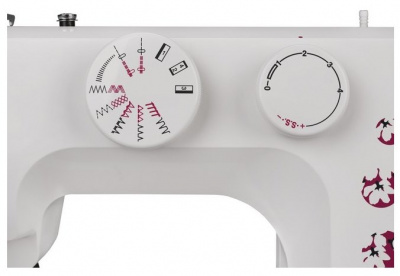���� ������ ������� ������ Janome �X77, white with print ��������-�������� ������������
