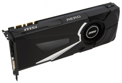  MSI GeForce GTX 1070 AERO 8G OC (8Gb GDDR5, DVD-D + HDMI + 3xDP)