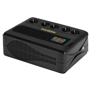 ���� ������ ��� ExeGate NEO Smart BU-800.LCD.AVR.5SH 800VA/480W, LCD-�������, AVR, 5*Schuko, ������ ��������-�������� ������������