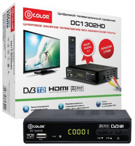 TV- D-Color DC1302HD black
