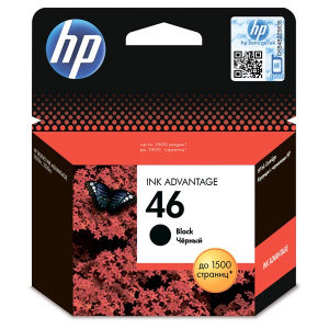     HP 46, INK Advantage, Black - 