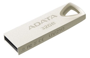 ���� ������ ������ Adata UV210 32Gb silver ��������-�������� ������������