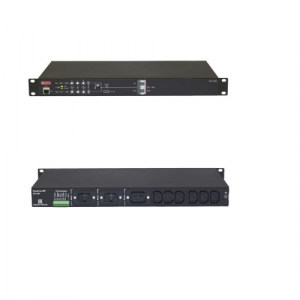  ELEMY ATS-1203/16/S/E/DO, 1U, 220B, 16A, Ethernet, Digital Output, in (2) C20, out (1) C19
