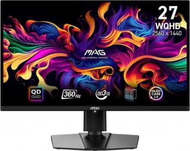    26.5" MSI Mag 271QPX  2560x1440, 360Hz, QD-OLED LED, 1ms, HDMI/M/M/DP/USB - 