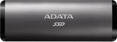  SSD-  ADATA 256GB SE760 External SSD USB 3.2 Gen2 Type-C, R1000/W1000, Titan-Gray - 