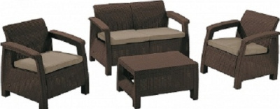     Keter CORFU II SET, brown - 