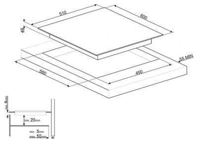 ������������ �������� ����������� Smeg SI2M7643B �������������