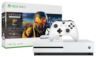   Microsoft Xbox One S 1Tb, White + 3  XBox Game Pass + 3  XBox Live Gold