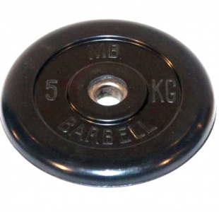 ���� ������ ���� ��� ������ MB Barbell MB-PltB26-5, black ��������-�������� ������������