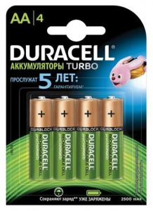   Duracell Rechargeable HR6-4BL AA NiMH