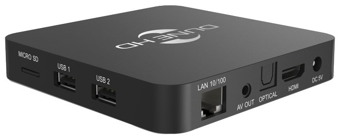 Медиаплеер Dune HD Neo 4K Plus: UltraHD/60 CPU Amlogic S905X медиаплеер; ОС  - Android 6.0; 4K UHD; пульт ДУ есть; поддержка смартфона - Android / iOS •  Выходы: аудио стерео, аудио оптический,