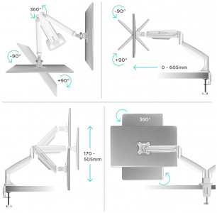 ���� ������ ��������� ONKRON G200, white ��������-�������� ������������