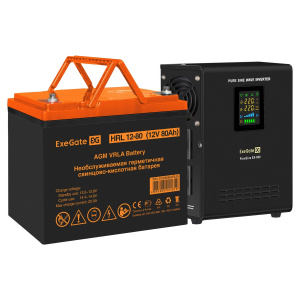 ���� ������ ��� ExeGate FineSine SX-800.LCD.AVR.2SH 800VA/500W EX295996RUS ��������-�������� ������������