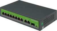 ���������� Digma DSP208G-2G-1S-T120 ������ (L2) 10x1����/� 1SFP 8PoE 8PoE+ 120W �������������