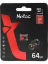 ����� ������ Netac P500 Extreme PRO 64GB MicroSDXC V30/A1/C10 up to 100MB/s, (NT02P500PRO-064G-S) ������