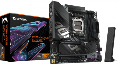 ����������� ����� Gigabyte X870M A ELITE WF7 SocketAM5 AMD X870 4xDDR5 mATX, ������