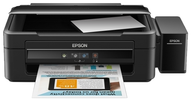 МФУ Epson L210 с СНПЧ купить в Москве: цена, описание, характеристики и видео