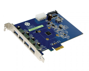 USB- VIA VL800 (4 x USB 3.0, PCI-E x1 rev.2.0)