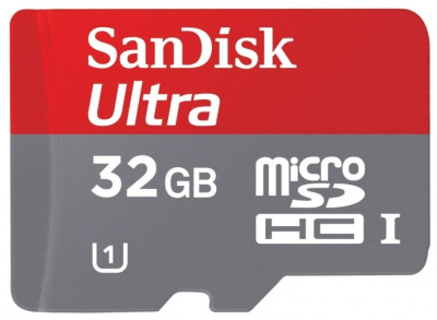 Фото товара Карта памяти Sandisk Ultra microSDHC 32Gb UHS-I + SD-адаптер, Imaging интернет-магазина ТопКомпьютер