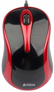 ���� ���� A4Tech N-350-2 V-Track Black-Red ��������-�������� ������������