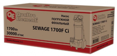 ���� ������ ����� ��������� Quattro Elementi Sewage 1700F Ci (1700 ��) ��������-�������� ������������