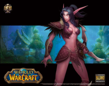 ���� ������ ������ ��� ���� Compad WoW Mousepad "Night Elf" ��������-�������� ������������