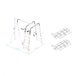 ���� ������ ������� �������� Romana ������ �������-2 + ������ ������ R 103.25.04, grey/yellow ��������-�������� ������������