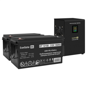 ���� ������ ��� ExeGate EX295998RUS + ������� 150A� EX282990RUS 2�� FineSine SX-1500.LCD.AVR.2SH ��������-�������� ������������