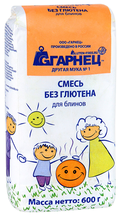 Универсальная безглютеновая смесь Гарнец состав