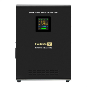 ���� ������ ��� ExeGate EX296002RUS + ������� 150A� EX282990RUS 2�� FineSine SX-2500.LCD.AVR.2SH ��������-�������� ������������