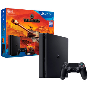   Sony PlayStation 4 Slim 500  +  World Of Tanks