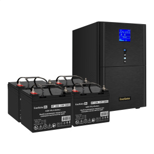 ���� ������ ��� ExeGate EX295990RUS + ������� 33A� EX282974RUS 4�� SineTower SZ-3000.LCD.AVR.3SH.1C13.R ��������-�������� ������������