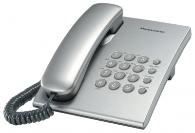 Фото товара Проводной телефон Panasonic KX-TS2350, Silver интернет-магазина ТопКомпьютер